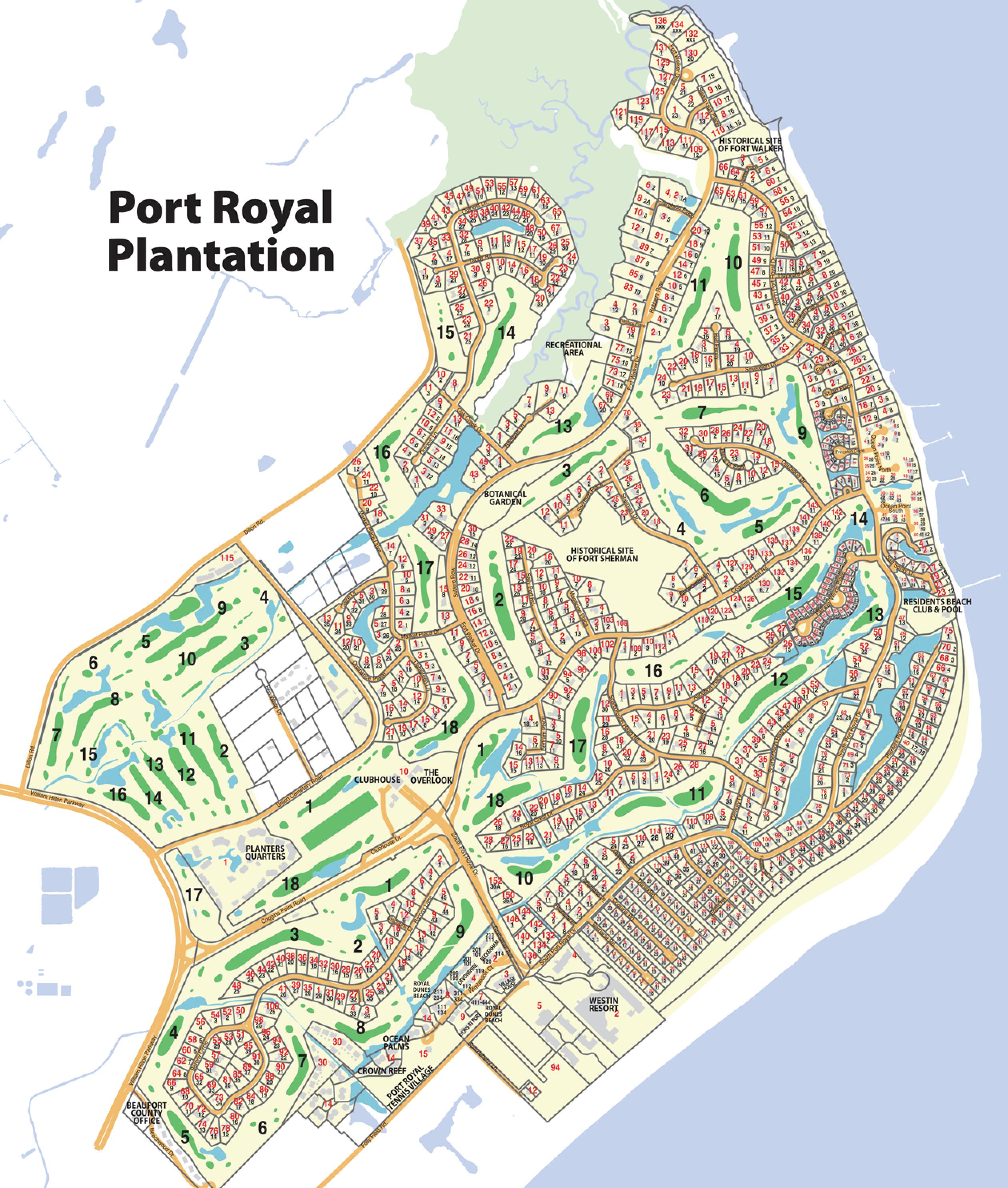 Hilton Head Island Plantation Map Real Estate Legal Maps | Hilton Head 360